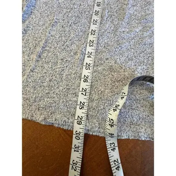 Avenue Women's V-Neck Long Sleeve Top - Gray Speckled 18/20 Womens - Picture 4 of 6